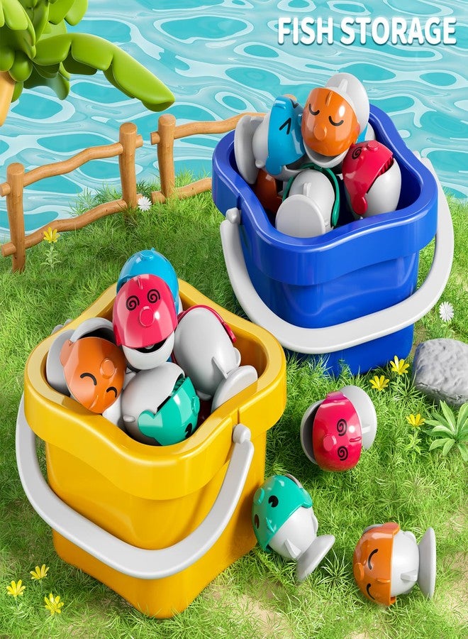 WATUDOU Magnetic Fishing Game for Kids Toddlers 3-5, 70 pcs Fishing Toys for Kids Toddlers 3-5, Fishing Table Toys Board Game Birthday Gifts for 3 4 5 6 7 8 Years Old Toddler Kid - Image 5